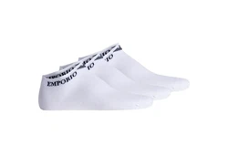 Emporio Armani Sneakersocken Herren 3er Pack CASUAL COTTON Wei