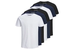 Jack & Jones T-Shirt JJEORGANIC BASIC TEE Dunkelblau/Hellblau/Blau