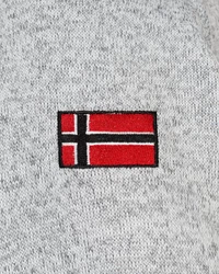 Geographical Norway Fleecejacke Herren Polar Sweat Grau/Hellgrau