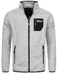 Geographical Norway Fleecejacke Herren Polar Sweat Grau/Hellgrau