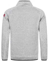 Geographical Norway Fleecejacke Herren Polar Sweat Grau/Hellgrau