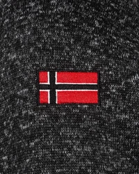Geographical Norway Fleecejacke Herren Polar Sweat Dunkelgrau/Hellgrau/Grau/Schwarz/Rot