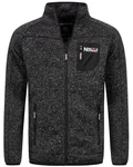 Geographical Norway Fleecejacke Herren Polar Sweat Dunkelgrau/Hellgrau/Grau/Schwarz/Rot