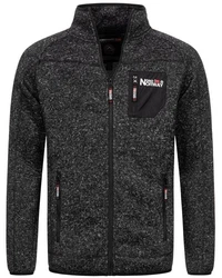 Geographical Norway Fleecejacke Herren Polar Sweat Dunkelgrau/Hellgrau/Grau/Schwarz/Rot