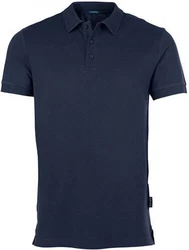 HRM Poloshirt Herren Luxury Stretch Polo Dunkelblau/Blau