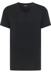 MUSTANG T-Shirt ALLEN 2er PACK mit Rundhalsausschnitt Schwarz/Dunkelgrau/Dunkelblau