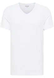 MUSTANG T-Shirt ALLEN 2er PACK mit Rundhalsausschnitt weiß
