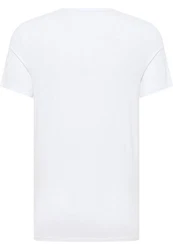 MUSTANG T-Shirt ALLEN 2er PACK mit Rundhalsausschnitt weiß