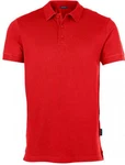 HRM Poloshirt Herren Luxury Stretch Polo Rot/Dunkelrot