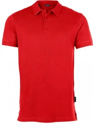 HRM Poloshirt Herren Luxury Stretch Polo Rot/Dunkelrot