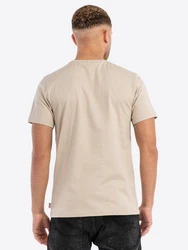 Lonsdale T-Shirt Classic Khaki/Beige/Weiß/Rot