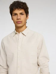SELECTED HOMME Hemd beigemeliert
