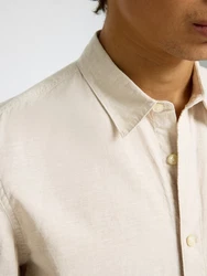 SELECTED HOMME Hemd beigemeliert