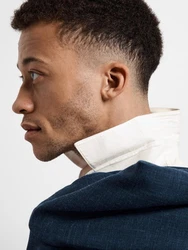 SELECTED HOMME Hemd Weiß/Khaki