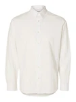 SELECTED HOMME Hemd Weiß/Khaki