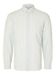 SELECTED HOMME Hemd Hellblau/Khaki/Weiß