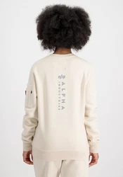 Alpha Industries Sweater Beige/Weiß/Khaki/Rot/Braun/Rosa/Creme
