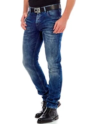 Cipo & Baxx 5-Pocket Jeans Blau/Hellblau