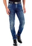 Cipo & Baxx 5-Pocket Jeans Blau/Hellblau