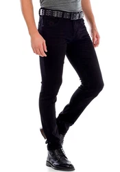 Cipo & Baxx Slim-fit Jeans Lila/Dunkelblau