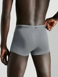 Calvin Klein Underwear Trunk LOW RISE TRUNK 3PK mit Logo-Elastikbund grau/rot/schwarz