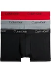 Calvin Klein Underwear Trunk LOW RISE TRUNK 3PK mit Logo-Elastikbund grau/rot/schwarz Calvin Klein Underwear Trunk LOW RISE TRUNK 3PK mit Logo-Elastikbund grau/rot/schwarz