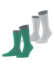Esprit Socken Allover Stripe 2-Pack Türkis/Grün/Blau