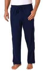 Normann Care Relaxanzug Herren Rehahose 4-Wege Reißverschluss Jogginghose Dunkelblau/Blau