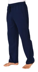 Normann Care Relaxanzug Herren Rehahose 4-Wege Reißverschluss Jogginghose Dunkelblau/Blau
