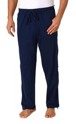 Normann Care Relaxanzug Herren Rehahose 4-Wege Reißverschluss Jogginghose Dunkelblau/Blau