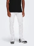 ONLY & SONS Slim-fit-Jeans Loom Grau/Weiß/Creme/Silber/Hellgrau