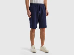 United Colors of Benetton Bermudas Dunkelblau/Blau