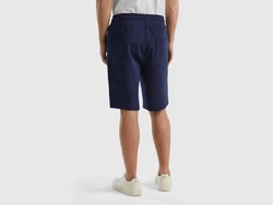United Colors of Benetton Bermudas Dunkelblau/Blau
