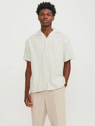 Jack & Jones Kurzarmhemd JORCABANA STRIPE SHIRT SS SN 