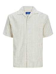 Jack & Jones Kurzarmhemd JORCABANA STRIPE SHIRT SS SN 