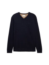 TOM TAILOR Strickpullover mit V-Ausschnitt 