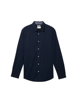 TOM TAILOR Stretch Poplin Langarmhemd TOM TAILOR Stretch Poplin Langarmhemd