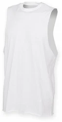 SF Men Tanktop Herren High Neck Slash Armhole Vest 