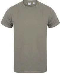 SF Men Rundhalsshirt Feel Good Stretch Dunkelgrün/Khaki