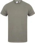 SF Men Rundhalsshirt Feel Good Stretch Dunkelgrün/Khaki