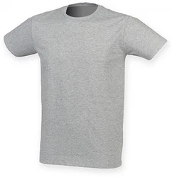 SF Men Rundhalsshirt Feel Good Stretch Grau/Hellgrau