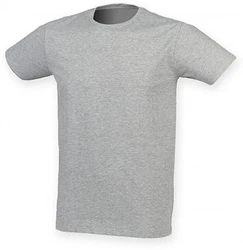 SF Men Rundhalsshirt Feel Good Stretch Grau/Hellgrau