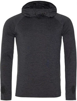 Just Cool Langarmshirt Cool Cowl Neck Top Dunkelgrau/Dunkelblau/Grau