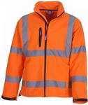 YOKO Softshelljacke High Visibility 2 Bands & Braces Orange