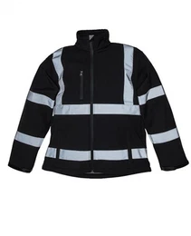 Softshelljacke High Visibility 2 Bands & Braces Softshell Jacket