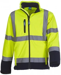 Softshelljacke High Visibility 2 Bands & Braces Softshell Jacket