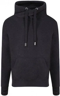 Just Hoods Sweatshirt Cross Neck Hoodie