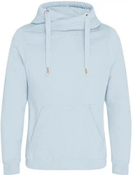 Just Hoods Sweatshirt Cross Neck Hoodie 