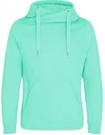 Just Hoods Sweatshirt Cross Neck Hoodie 