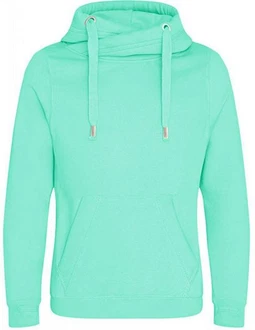 Just Hoods Sweatshirt Cross Neck Hoodie Just Hoods Sweatshirt Cross Neck Hoodie